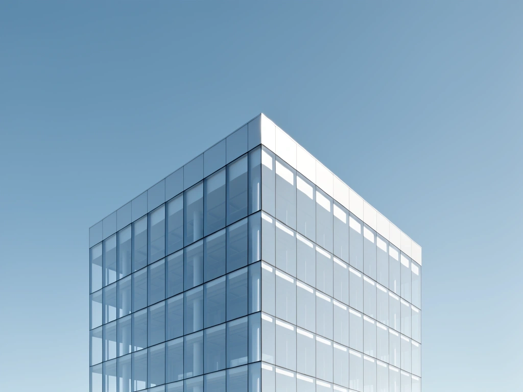 Precision architecture reflecting transparency